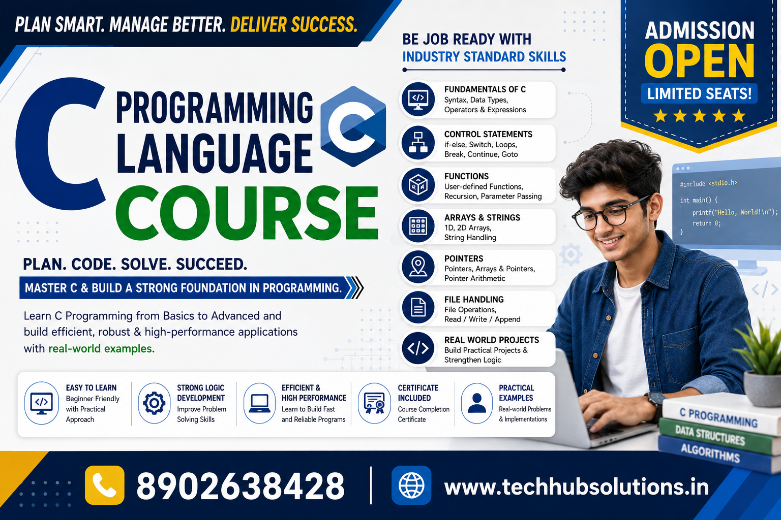 C Programming Training Institute in Kolkata - Techhub Solutions