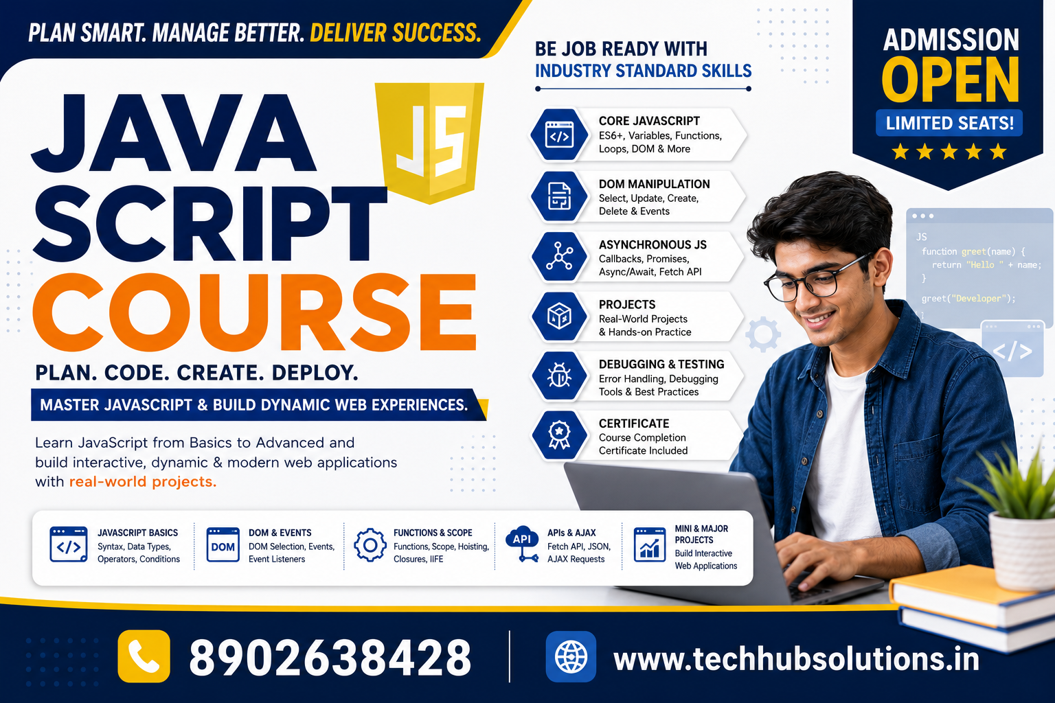 JavaScript Training Institute in Kolkata - Techhub Solutions